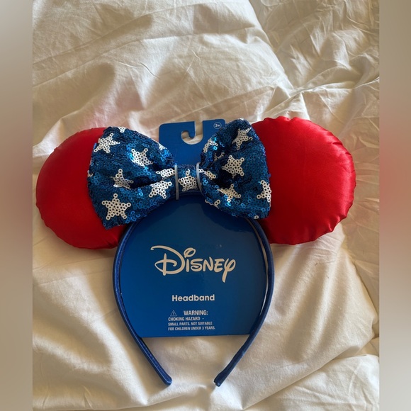Disney Other - ‼️ New (Disney) Red and Blue Sequin Minnie Mouse Headband